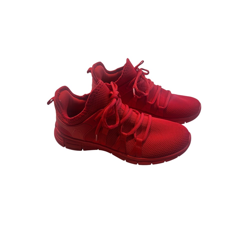 Aoe Art No 0368 Mens Red Mesh Athletic Running Shoes Sneakers Size EU 40